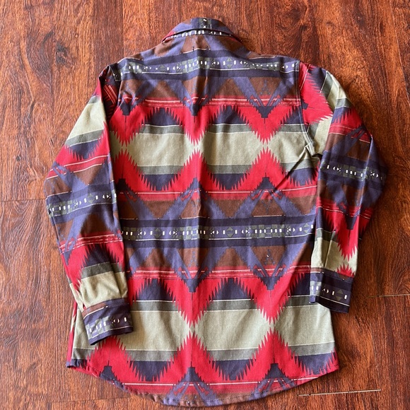 Aztec print button up - Picture 7 of 7